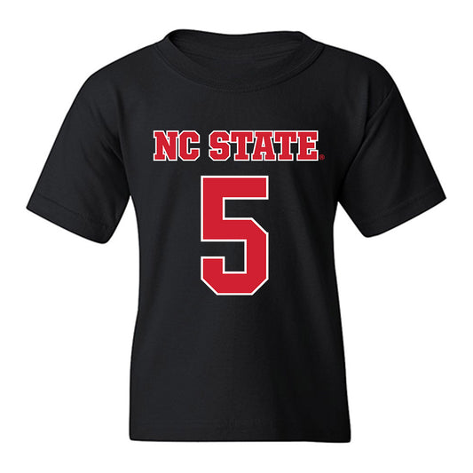 NC State - NCAA Men's Basketball : RJ Keene - Sports Shersey Youth T-Shirt-0