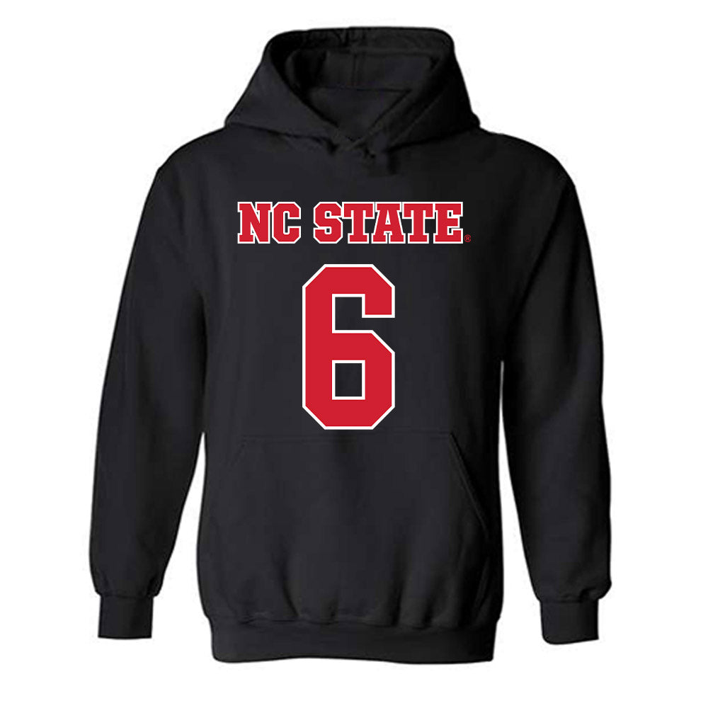 NC State - NCAA Women's Basketball : Ndeye Leye - Sports Shersey Hooded Sweatshirt-0