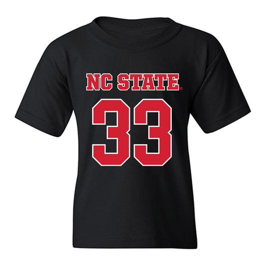 NC State - NCAA Men's Basketball : Zymicah Wilkins - Sports Shersey Youth T-Shirt-0