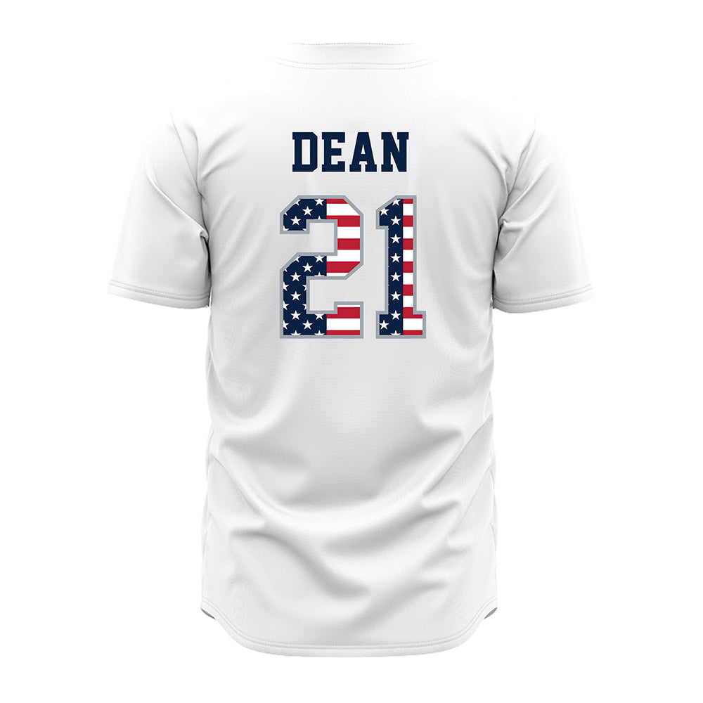 Troy - NCAA Baseball : Blake Dean - White Jersey-1