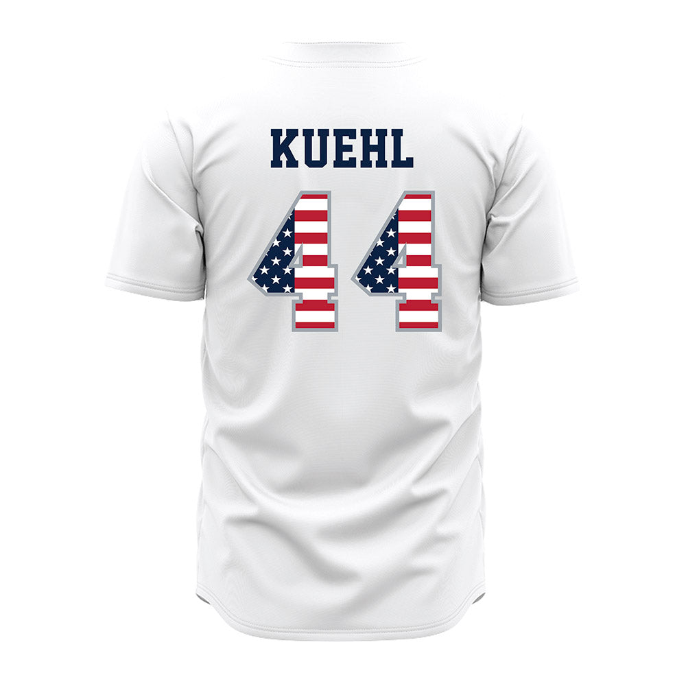 Troy - NCAA Baseball : Dillon Kuehl - White Jersey-1