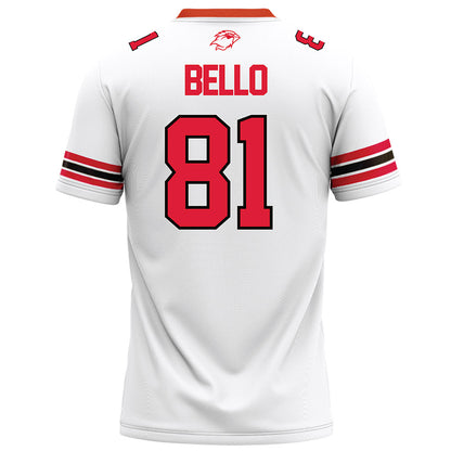 Lamar - NCAA Football : Bisi Bello - White Football Jersey-1