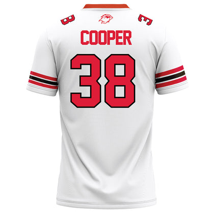 Lamar - NCAA Football : Jackson Cooper - White Football Jersey-1