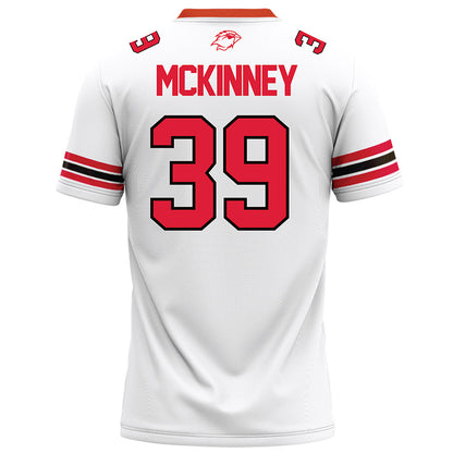 Lamar - NCAA Football : Etelridge McKinney - White Football Jersey-1