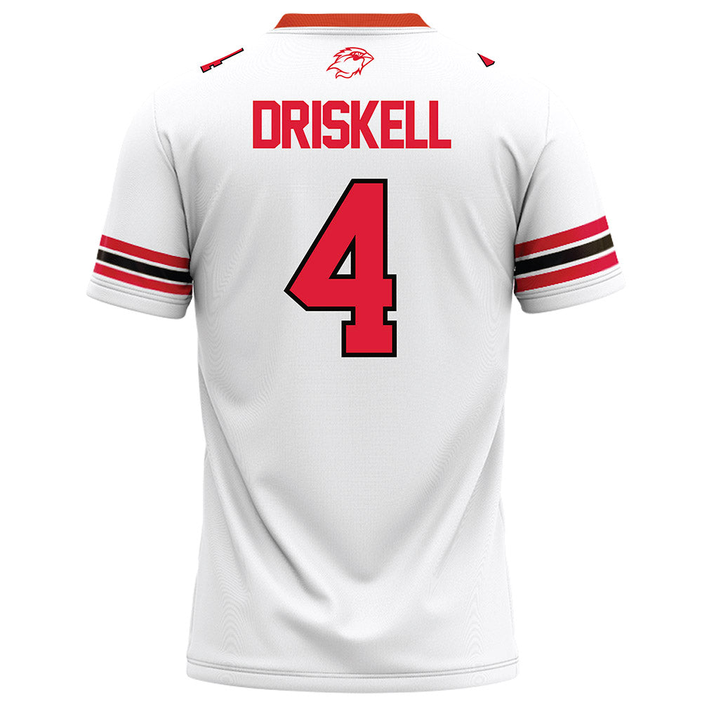 Lamar - NCAA Football : Davin Driskell - White Football Jersey-1