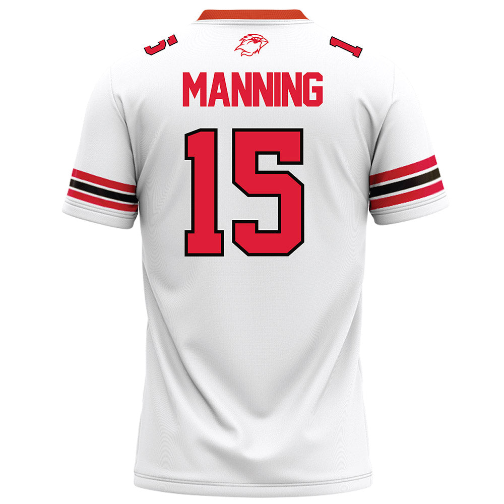 Lamar - NCAA Football : Mason Manning - White Football Jersey-1