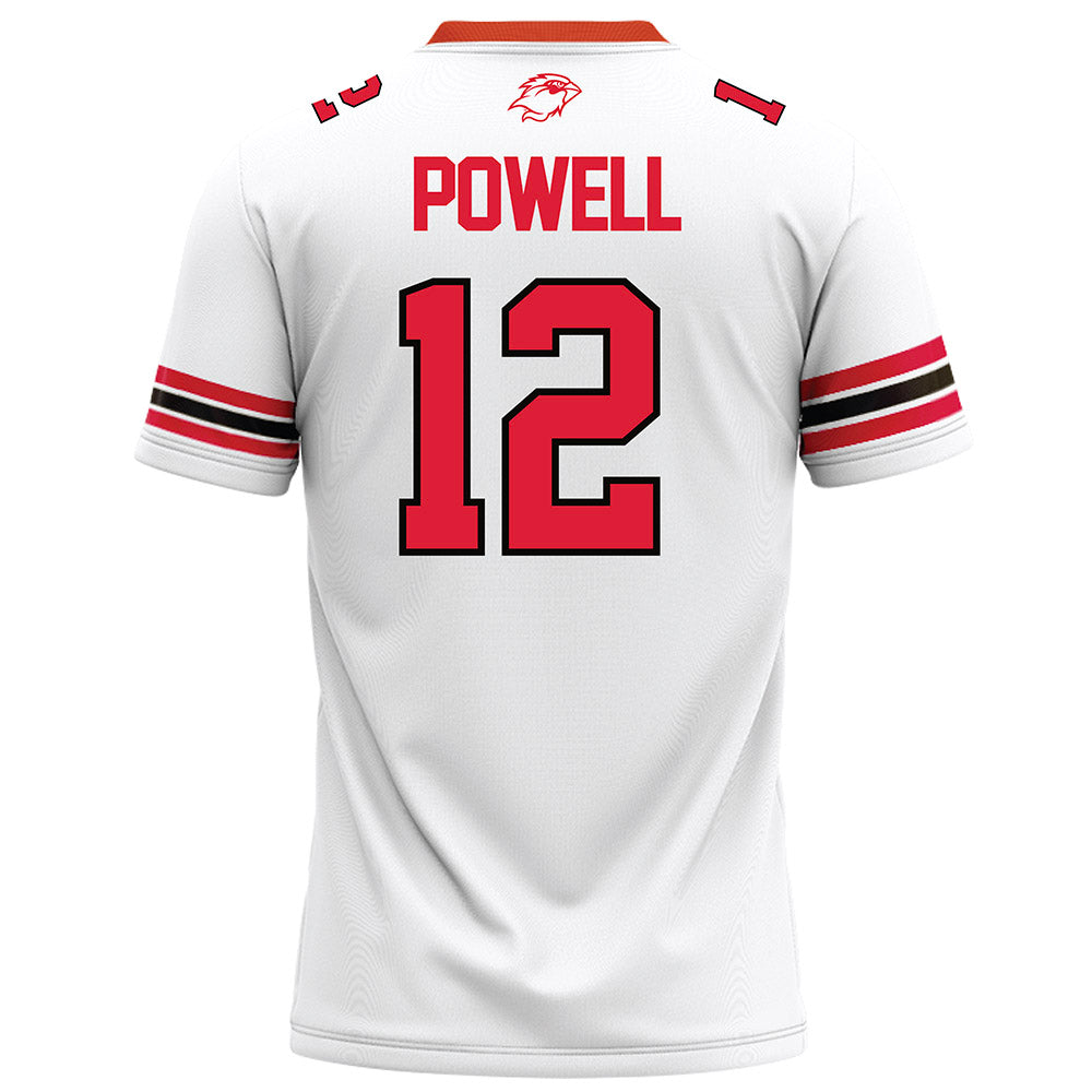 Lamar - NCAA Football : Lucas Powell - White Football Jersey-1