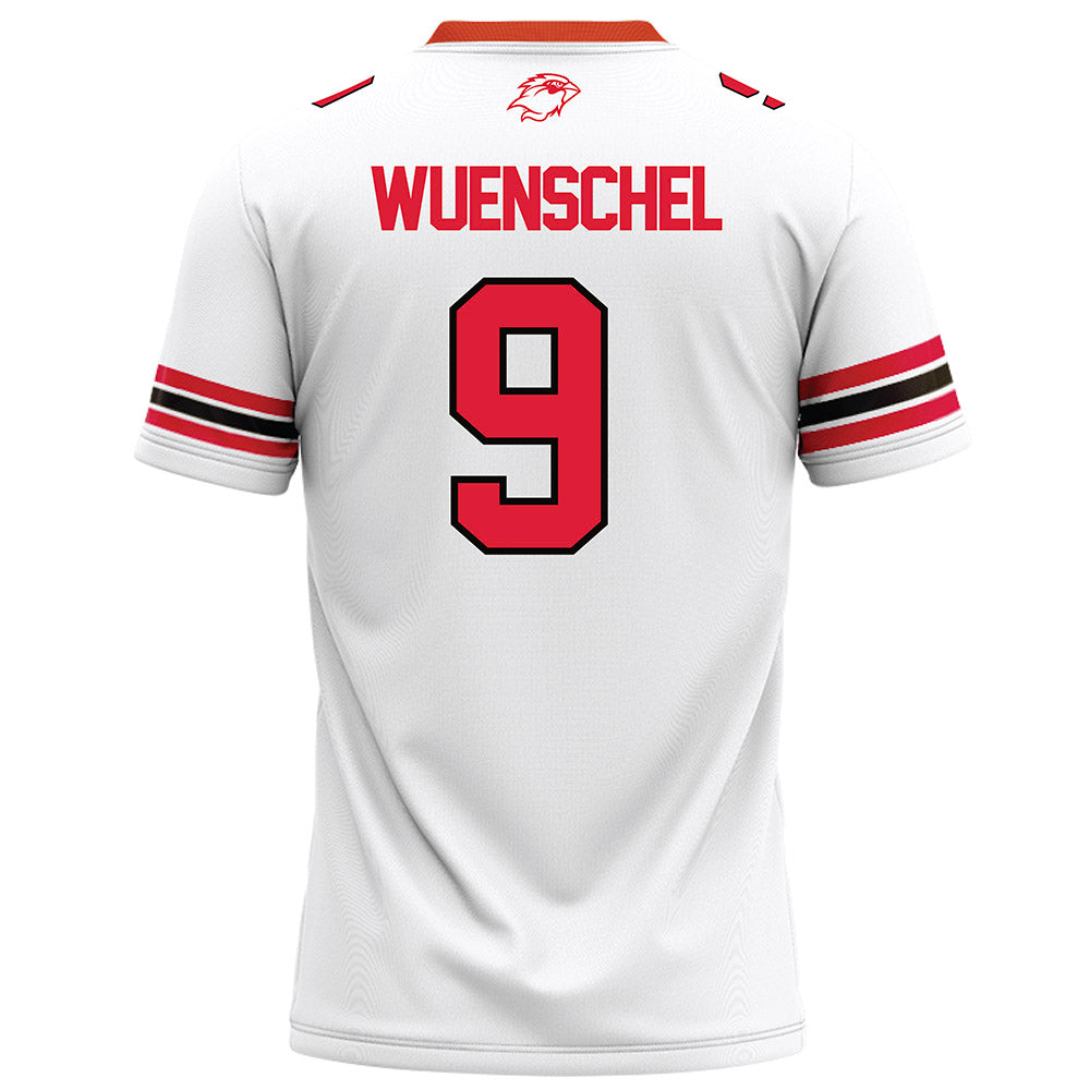 Lamar - NCAA Football : Mason Wuenschel - White Football Jersey-1