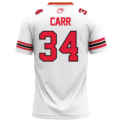 Lamar - NCAA Football : Ean Carr - White Football Jersey-1