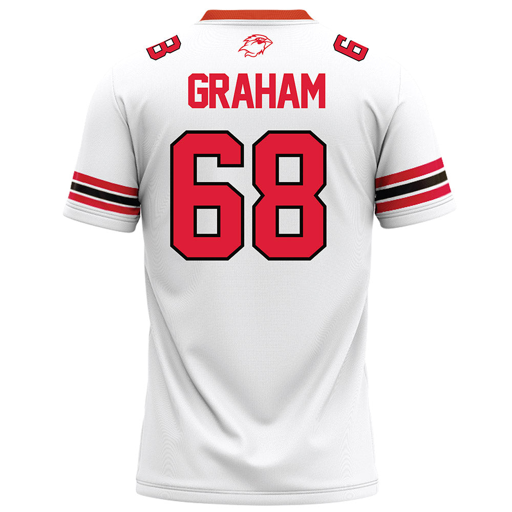 Lamar - NCAA Football : Zaylen Graham - White Football Jersey-1