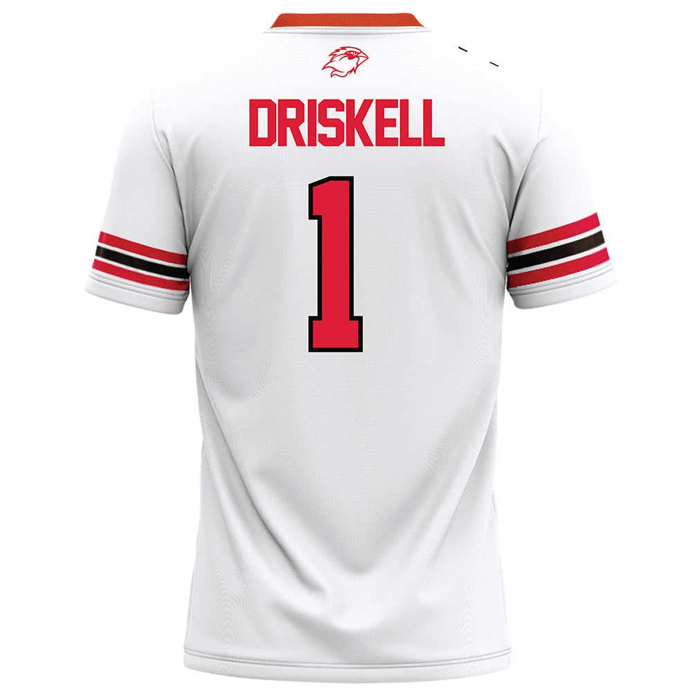 Lamar - NCAA Football : Davin Driskell - White Football Jersey-1