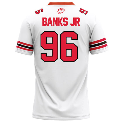 Lamar - NCAA Football : Fred Banks Jr - White Football Jersey-1