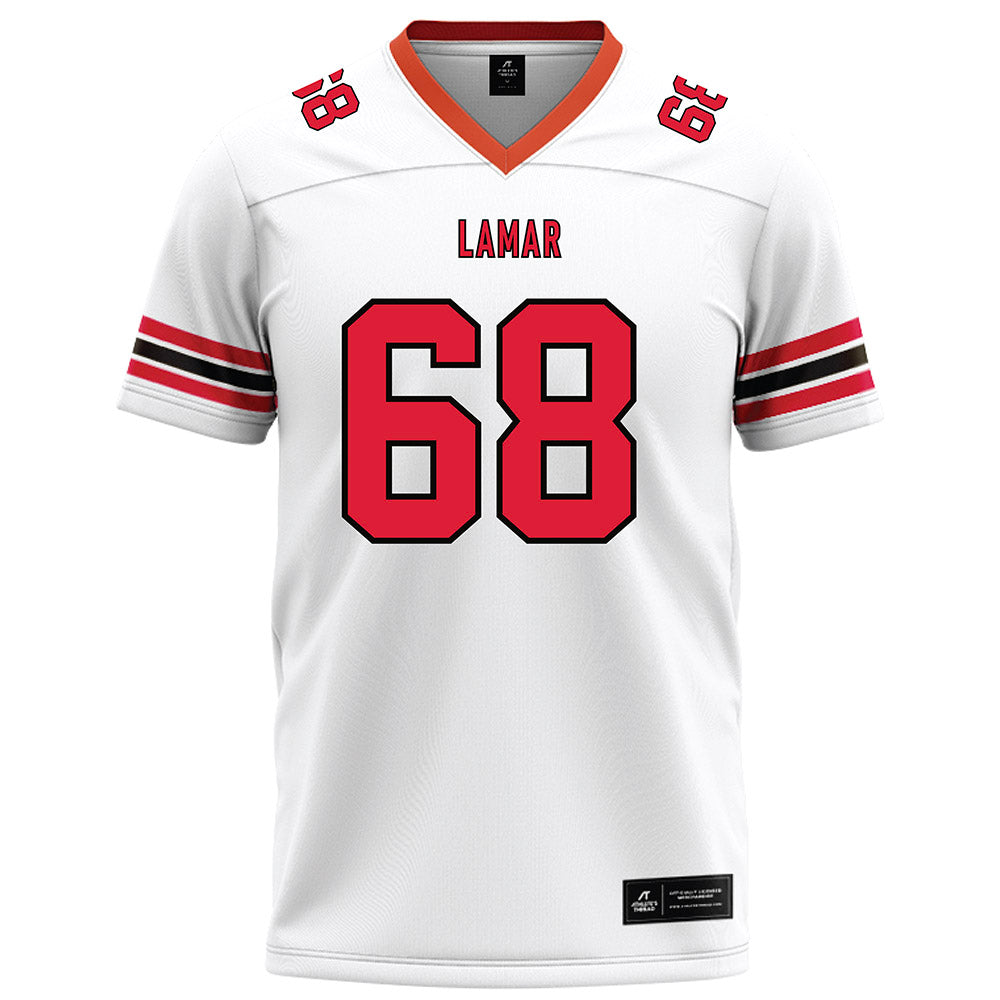 Lamar - NCAA Football : Zaylen Graham - White Football Jersey-0