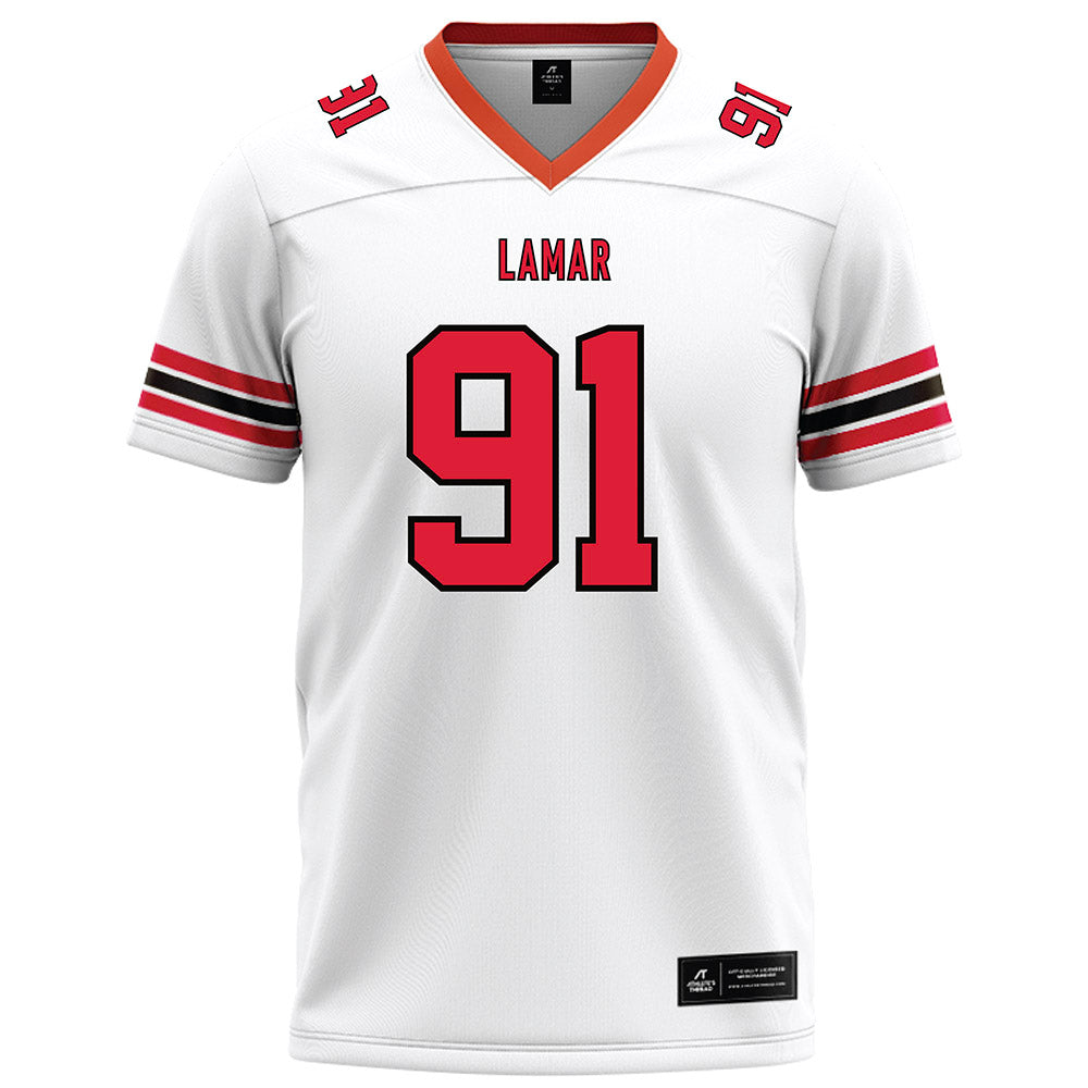 Lamar - NCAA Football : Kelvin Baptiste - White Football Jersey-0