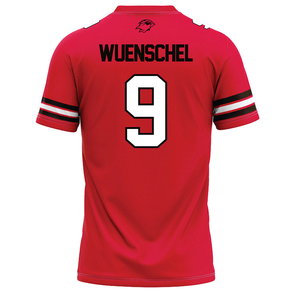 Lamar - NCAA Football : Mason Wuenschel - Red Football Jersey-1