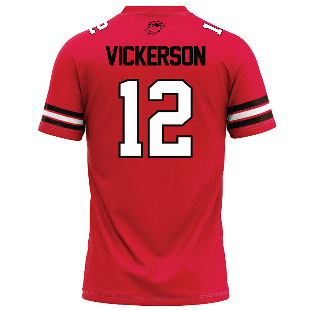 Lamar - NCAA Football : Chris Vickerson - Red Football Jersey-1