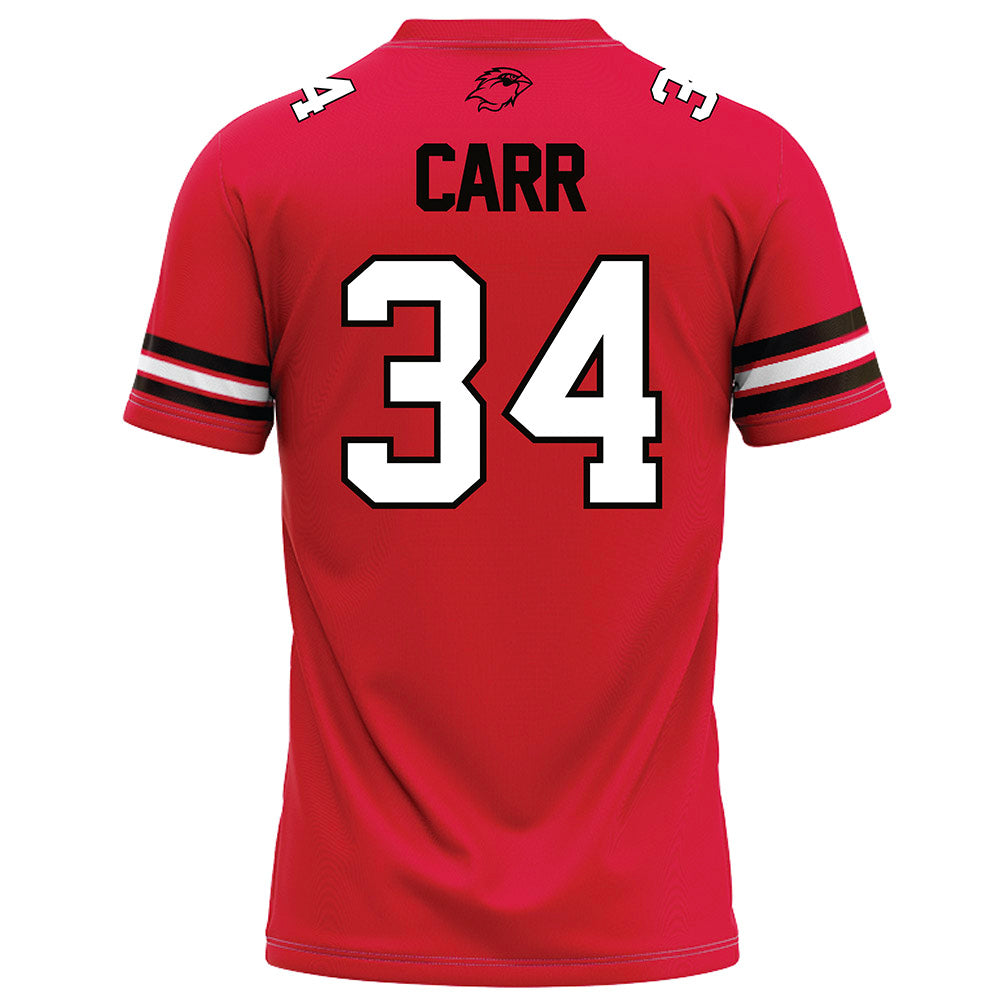 Lamar - NCAA Football : Ean Carr - Red Football Jersey-1
