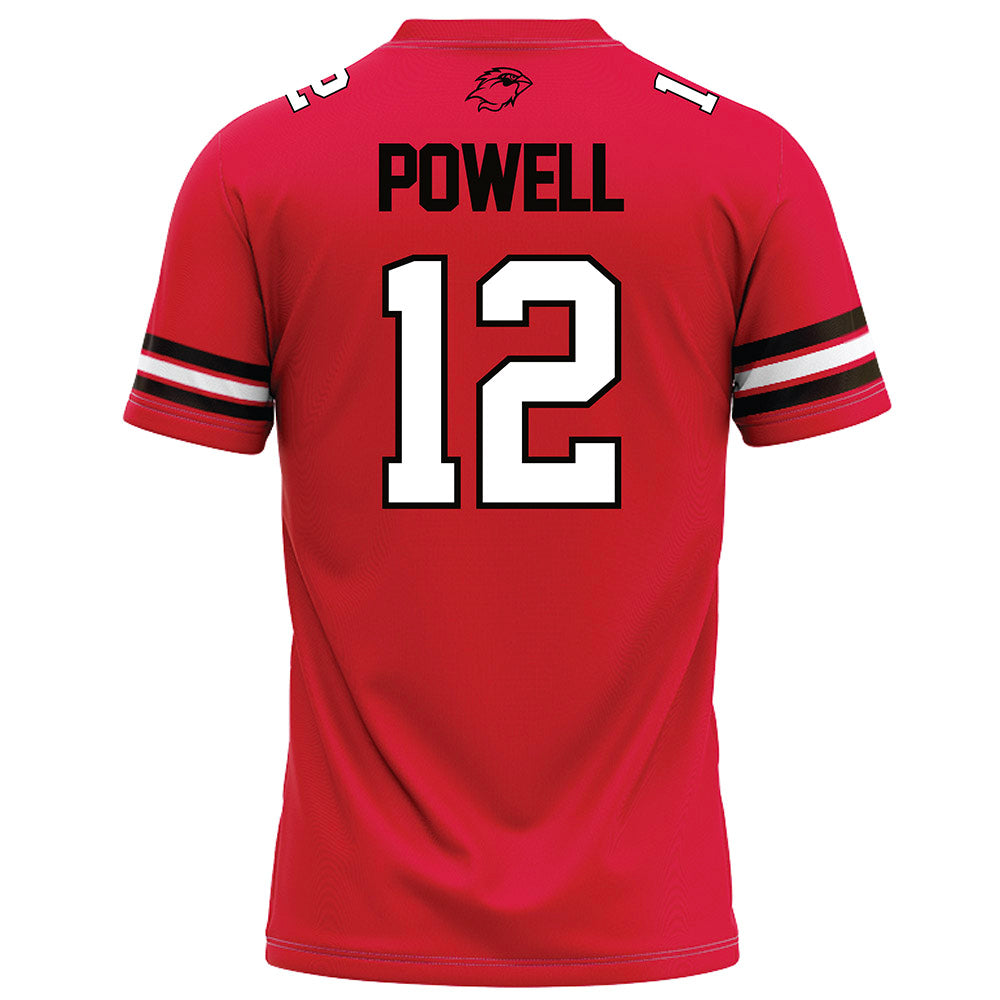 Lamar - NCAA Football : Lucas Powell - Red Football Jersey-1
