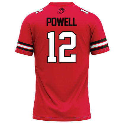 Lamar - NCAA Football : Lucas Powell - Red Football Jersey-1