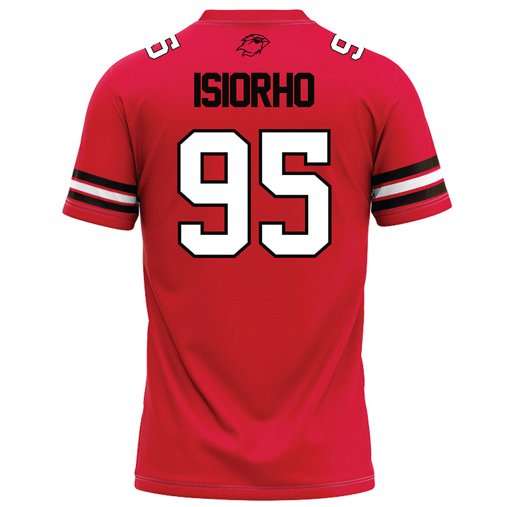 Lamar - NCAA Football : Tj Isiorho - Red Football Jersey-1