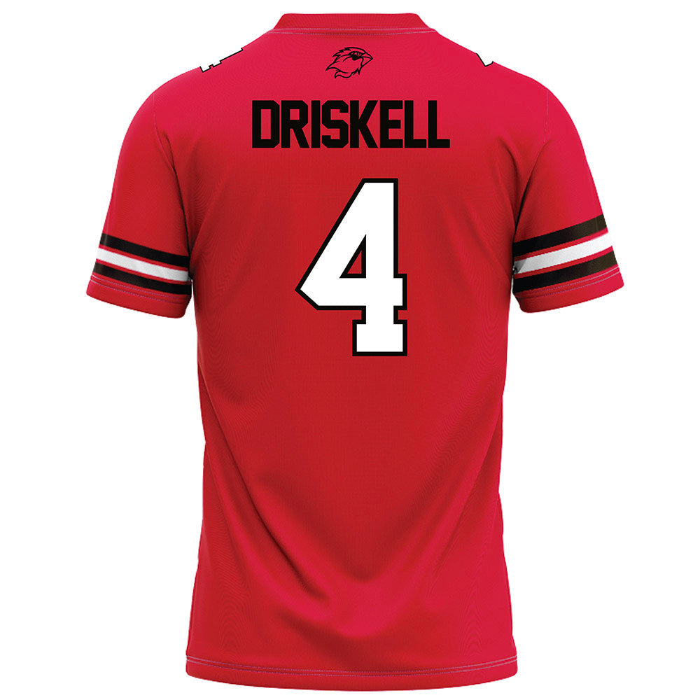 Lamar - NCAA Football : Davin Driskell - Red Football Jersey-1
