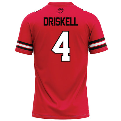 Lamar - NCAA Football : Davin Driskell - Red Football Jersey-1