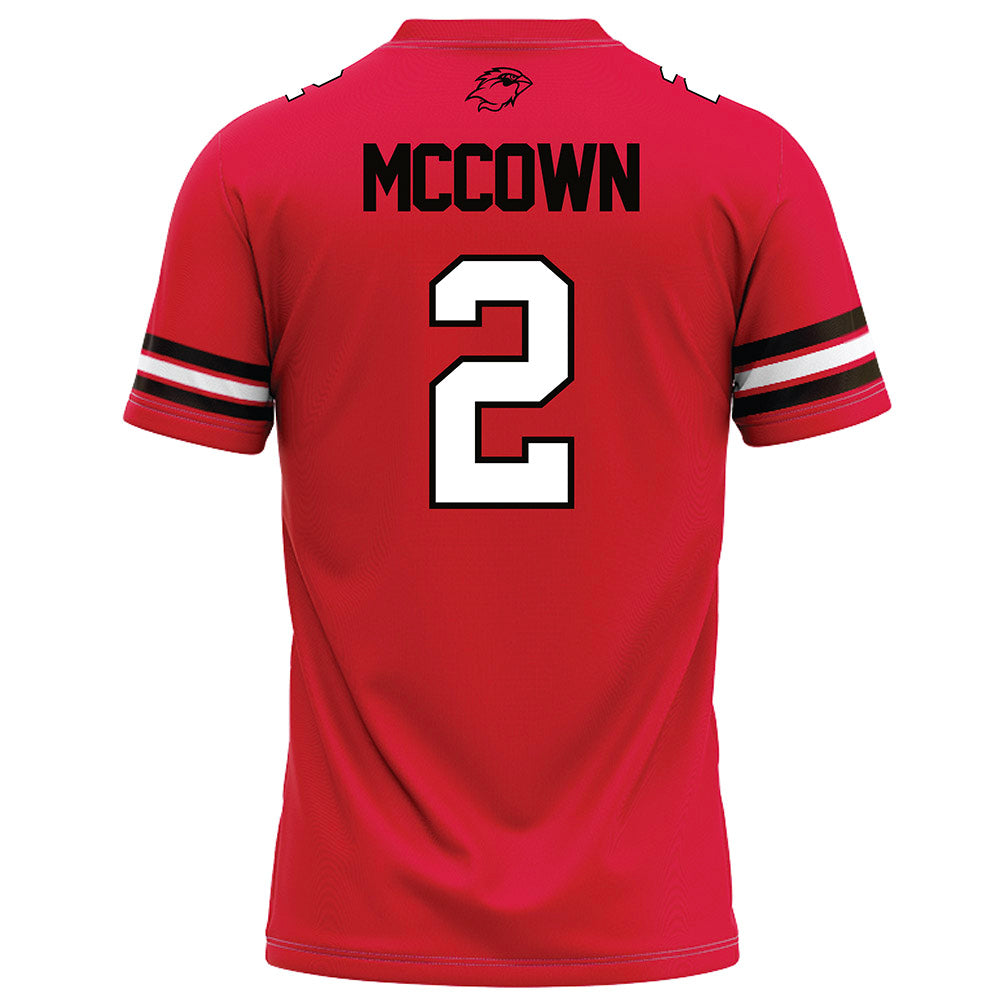 Lamar - NCAA Football : Aiden McCown - Red Football Jersey-1