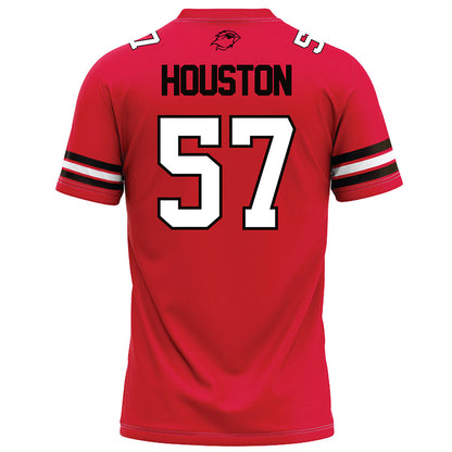 Lamar - NCAA Football : Courtlyn Houston - Red Football Jersey-1