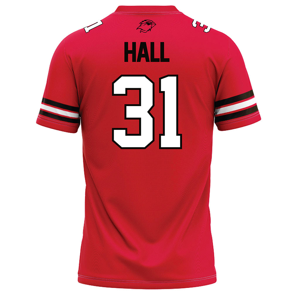 Lamar - NCAA Football : Kamron Hall - Red Football Jersey-1