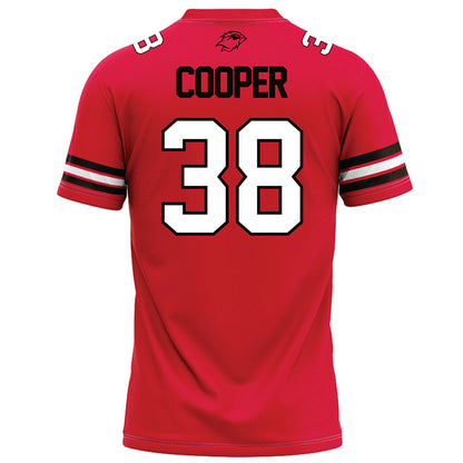 Lamar - NCAA Football : Jackson Cooper - Red Football Jersey-1
