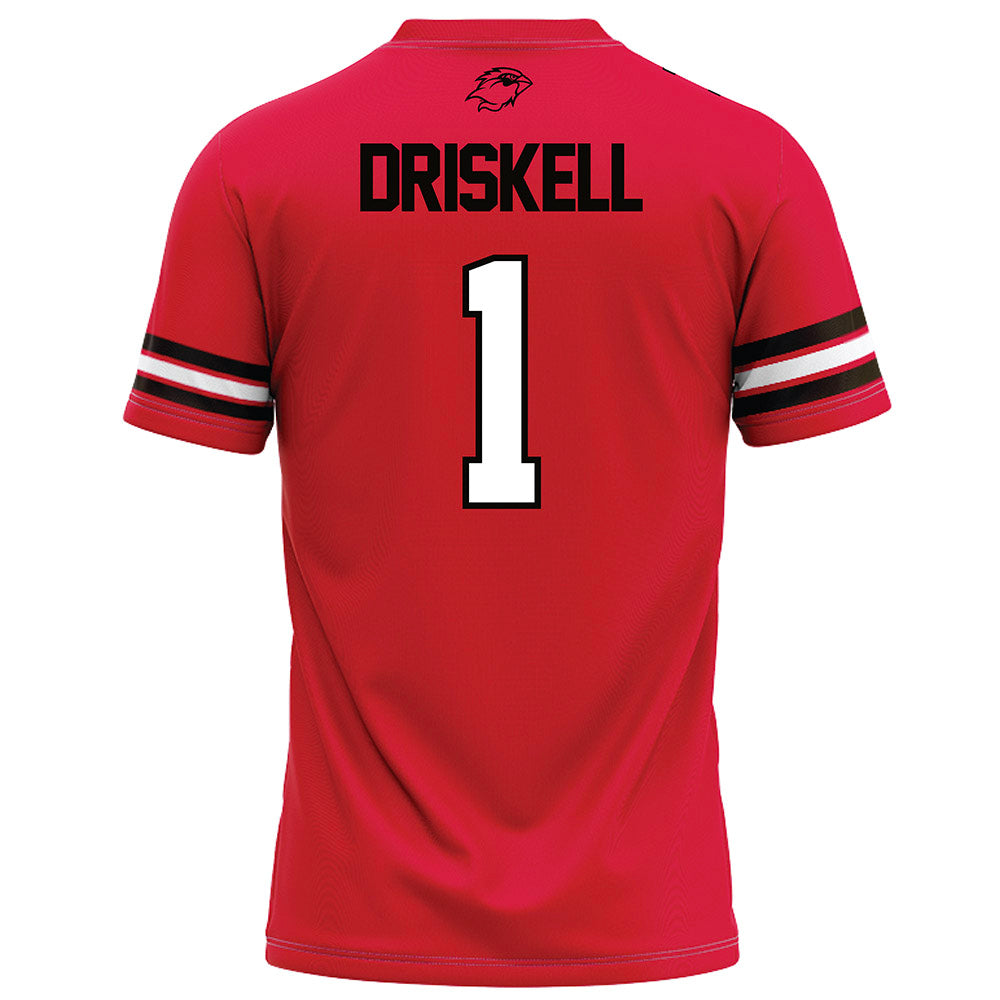 Lamar - NCAA Football : Davin Driskell - Red Football Jersey-1