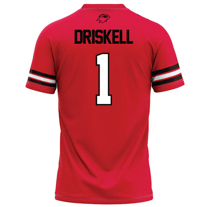Lamar - NCAA Football : Davin Driskell - Red Football Jersey-1