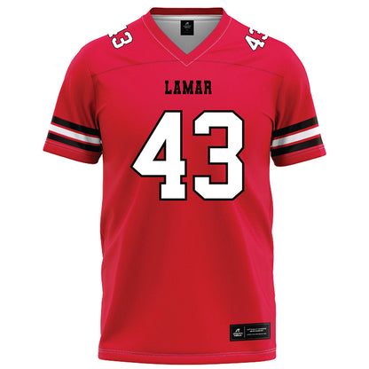 Lamar - NCAA Football : Ladamion Mcdowell - Red Football Jersey-0