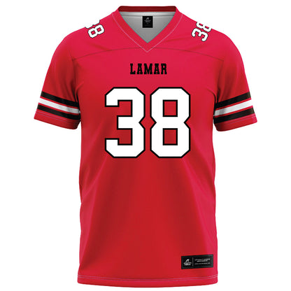 Lamar - NCAA Football : Jackson Cooper - Red Football Jersey-0