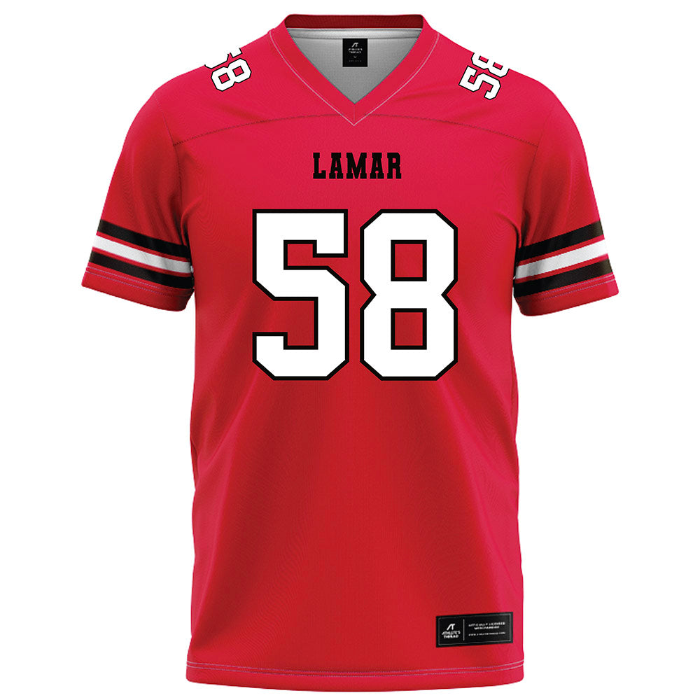 Lamar - NCAA Football : Brandon Stuckey - Red Football Jersey-0