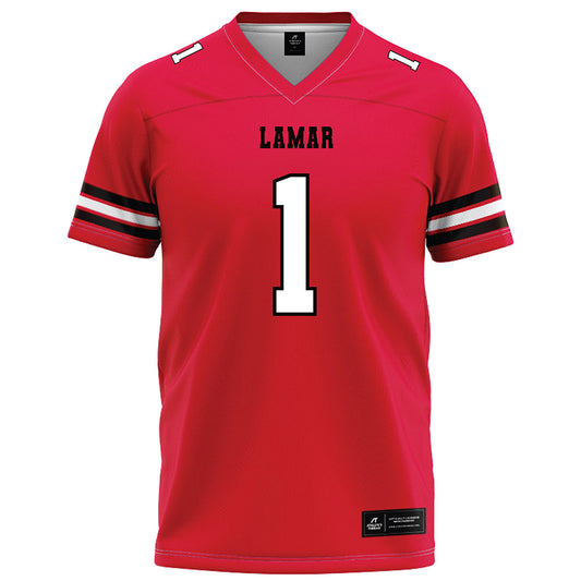 Lamar - NCAA Football : Davin Driskell - Red Football Jersey-0