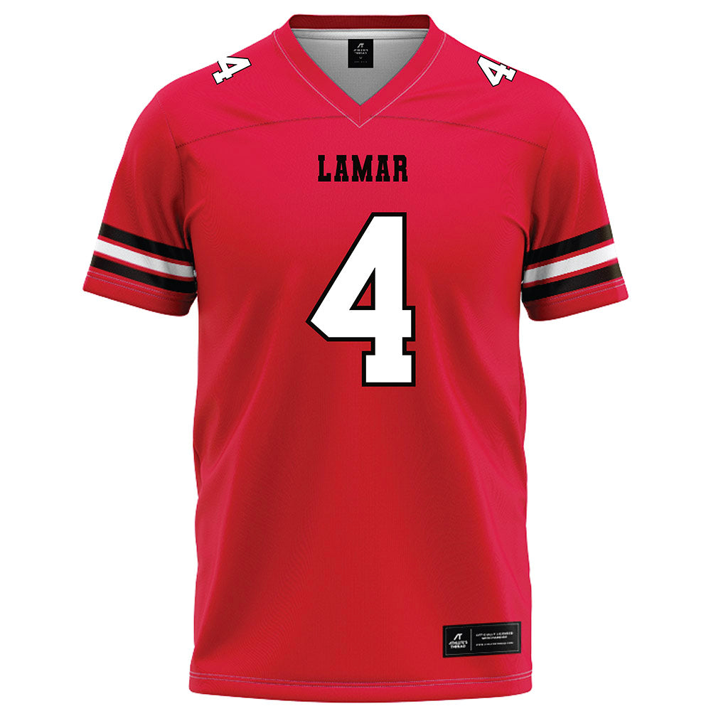 Lamar - NCAA Football : Davin Driskell - Red Football Jersey-0