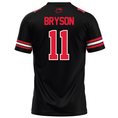 Lamar - NCAA Football : Ty Bryson - Black Football Jersey-1