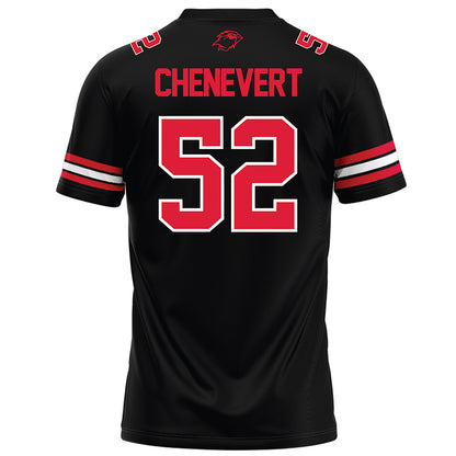 Lamar - NCAA Football : Nicolaus Chenevert - Black Football Jersey-1