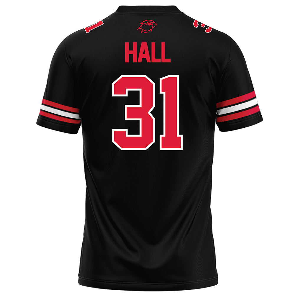 Lamar - NCAA Football : Kamron Hall - Black Football Jersey-1
