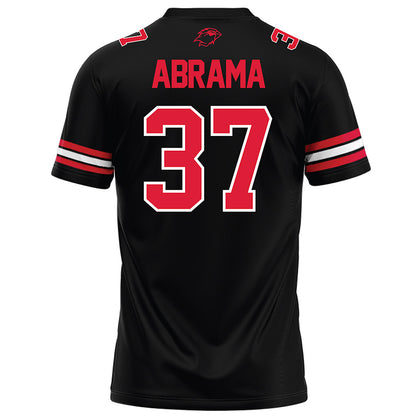 Lamar - NCAA Football : John Abrama - Black Football Jersey-1
