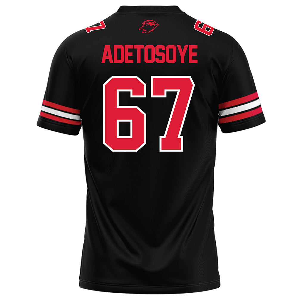 Lamar - NCAA Football : Adedapo Adetosoye - Black Football Jersey-1