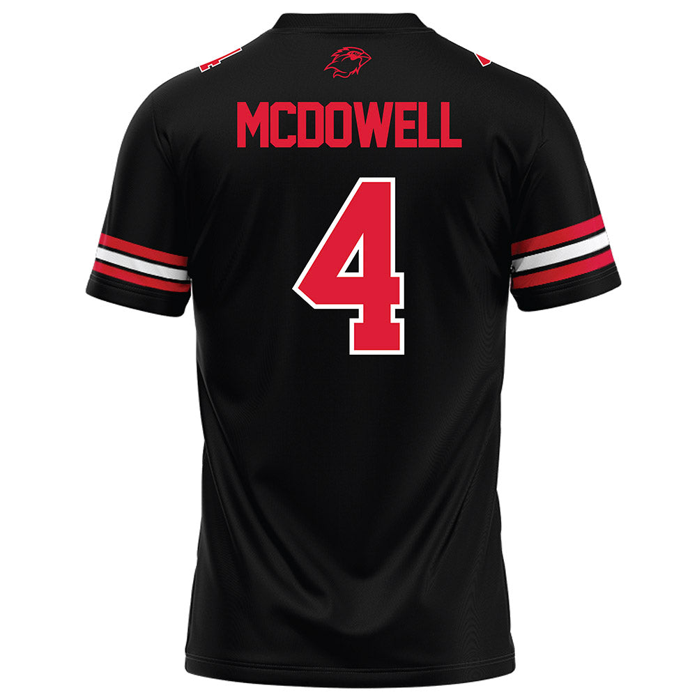Lamar - NCAA Football : Ladamion Mcdowell - Black Football Jersey-1