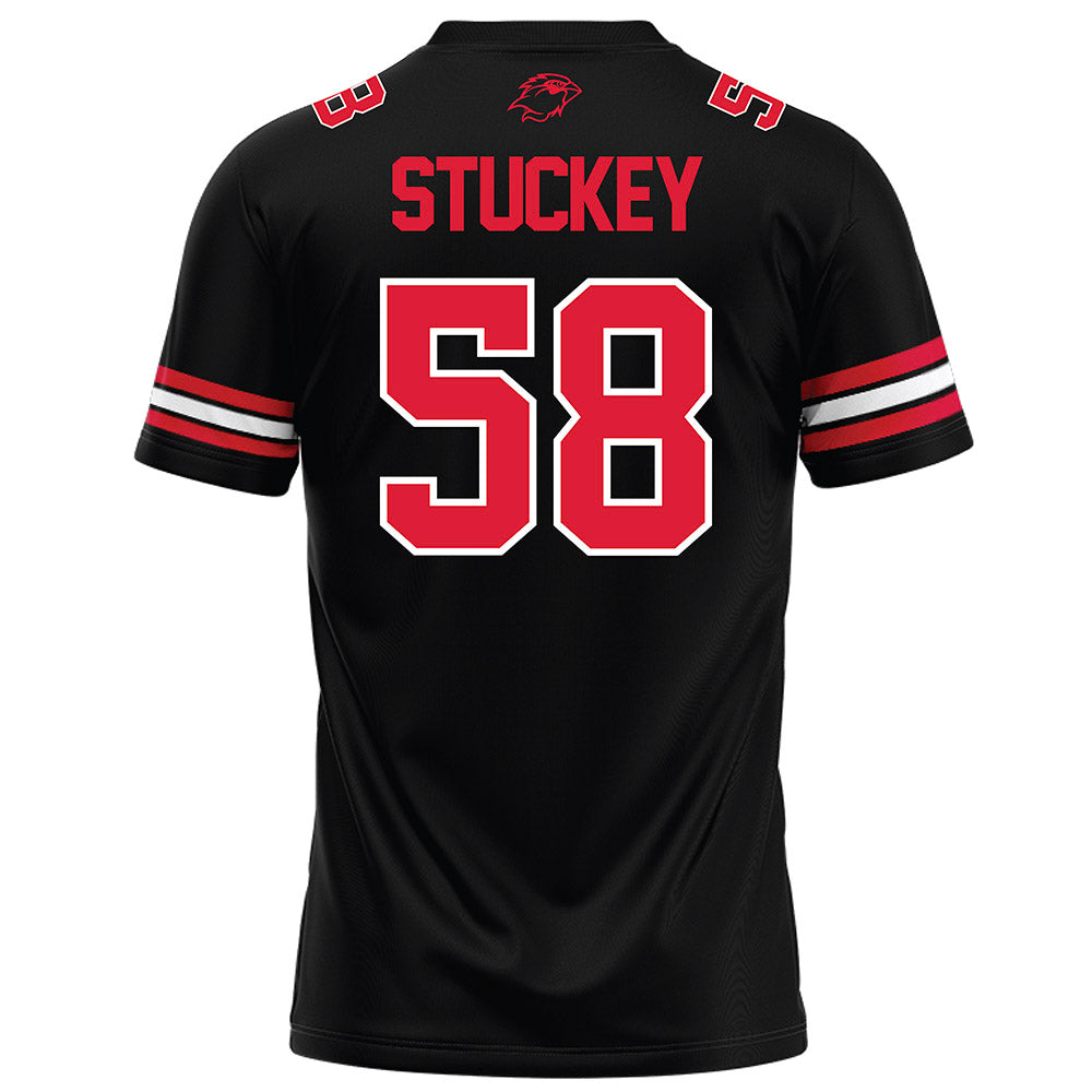 Lamar - NCAA Football : Brandon Stuckey - Black Football Jersey-1