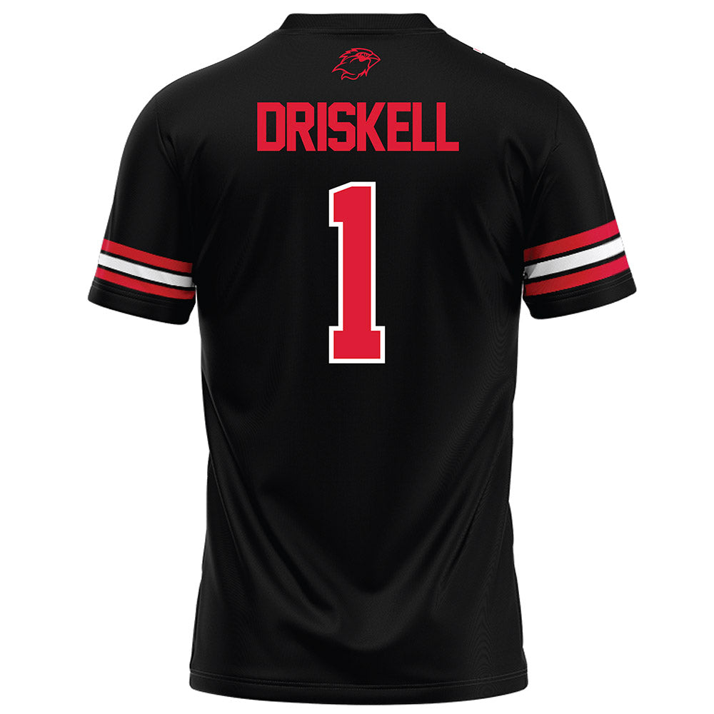 Lamar - NCAA Football : Davin Driskell - Black Football Jersey-1