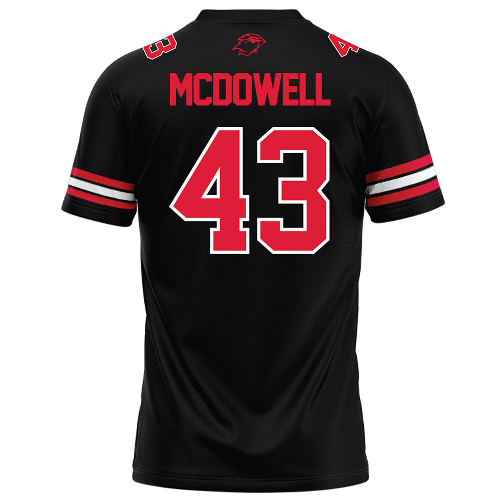 Lamar - NCAA Football : Ladamion Mcdowell - Black Football Jersey-1