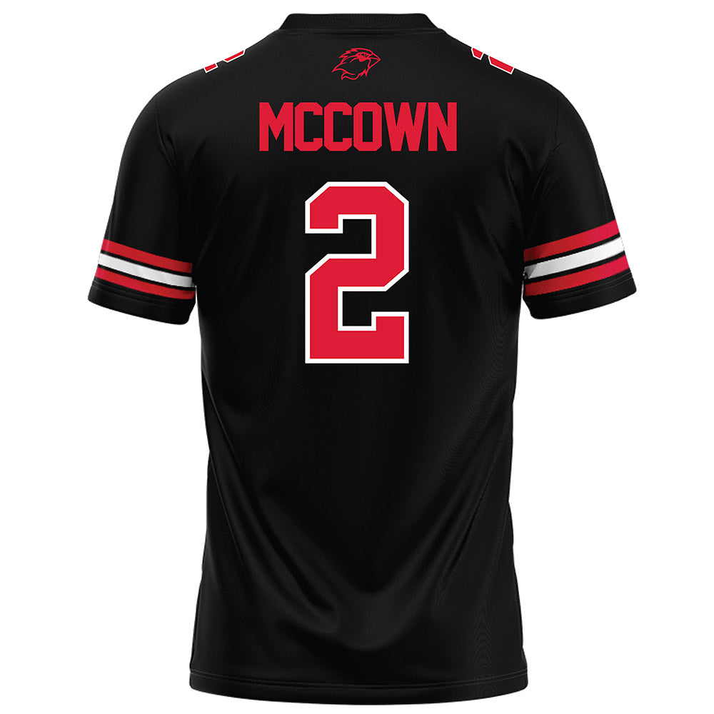 Lamar - NCAA Football : Aiden McCown - Black Football Jersey-1