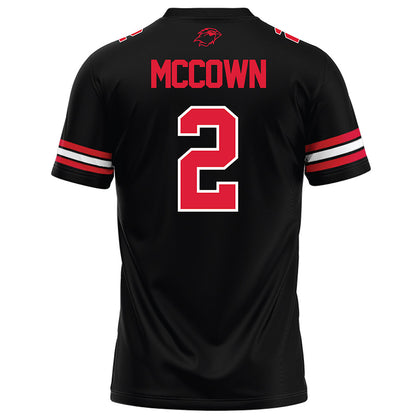 Lamar - NCAA Football : Aiden McCown - Black Football Jersey-1