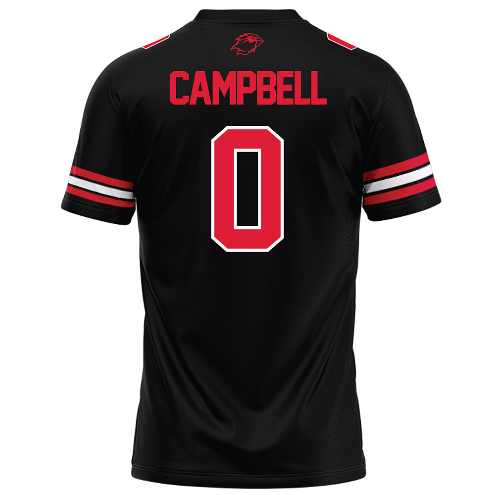 Lamar - NCAA Football : Christopher Campbell - Black Football Jersey-1