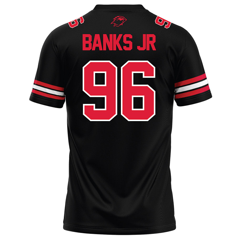 Lamar - NCAA Football : Fred Banks Jr - Black Football Jersey-1